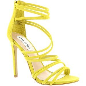 yellow heels strappy